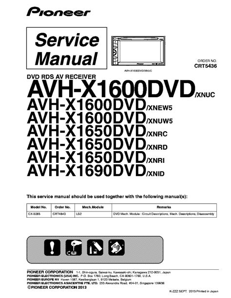 avh x1600dvd bypass pdf manual